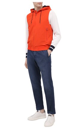 Мужской жилет KITON оранжевого цвета по цене 226500 руб., арт. UW0956V07T90 | Фото 2 Мужской жилет KITON оранжевого цвета, арт. UW0956V07T90 | Фото 2