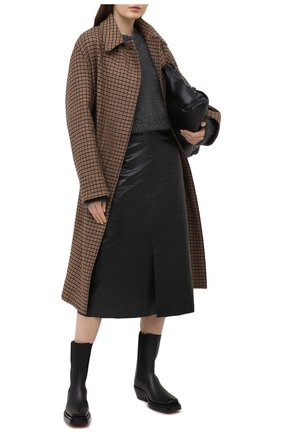 Женская юбка ISABEL MARANT темно-серого цвета по цене 51850 руб., арт. JU1190-20A005I/D0MIAE | Фото 2 Женская юбка ISABEL MARANT темно-серого цвета, арт. JU1190-20A005I/D0MIAE | Фото 2