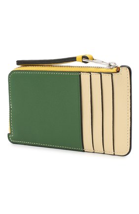 Женский кожаный футляр для кредитных карт LOEWE зеленого цвета по цене 26800 руб., арт. C643Z40X05 | Фото 2 Женский кожаный футляр для кредитных карт LOEWE зеленого цвета, арт. C643Z40X05 | Фото 2