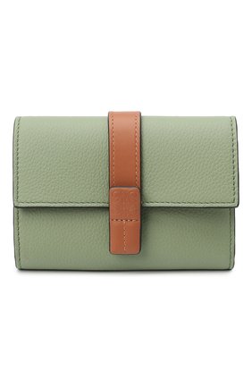 Женские кожаный кошелек LOEWE светло-зеленого цвета по цене 41300 руб., арт. C660S86X01 | Фото 1 Женские кожаный кошелек LOEWE светло-зеленого цвета, арт. C660S86X01 | Фото 1