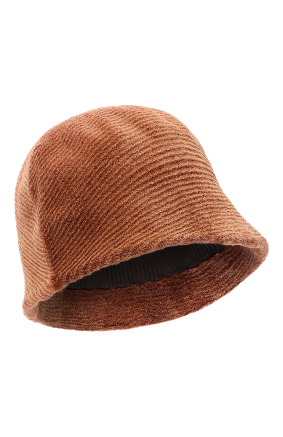 Женская шляпа есения из меха норки FURLAND коричневого цвета, арт. 0125300150055300000 | Фото 1 (Материал: Натуральный мех)