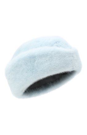 Женская шапка эйни из меха норки FURLAND голубого цвета по цене 37950 руб., арт. 0204900110148600626 | Фото 1 Женская шапка эйни из меха норки FURLAND голубого цвета, арт. 0204900110148600626 | Фото 1