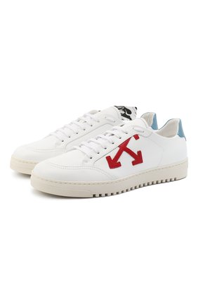 Мужские кожаные кеды 2.0 OFF-WHITE белого цвета по цене 37200 руб., арт. 0MIA042R21LEA0020125 | Фото 1 Мужские кожаные кеды 2.0 OFF-WHITE белого цвета, арт. 0MIA042R21LEA0020125 | Фото 1