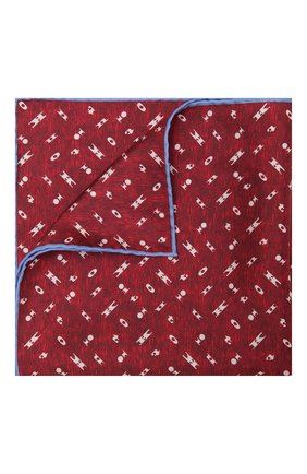Мужской шелковый платок KITON красного цвета, арт. UP0CHCX07T03 | Фото 1 (Материал: Текстиль, Шелк; Региональные ограничения белый список (Axapta Mercury): RU)
