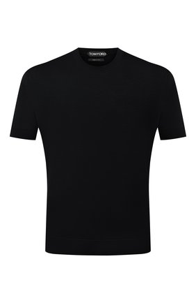 Мужской джемпер из шелка и хлопка TOM FORD черного цвета по цене 62950 руб., арт. BWT92/TFKC10 | Фото 1 Мужской джемпер из шелка и хлопка TOM FORD черного цвета, арт. BWT92/TFKC10 | Фото 1