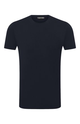 Мужская футболка TOM FORD темно-синего цвета по цене 18550 руб., арт. BW229/TFJ950 | Фото 1 Мужская футболка TOM FORD темно-синего цвета, арт. BW229/TFJ950 | Фото 1