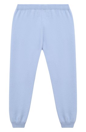 Детские кашемировые джоггеры GIORGETTI CASHMERE голубого цвета по цене 9700 руб., арт. MB1683/2A-6A | Фото 1 Детские кашемировые джоггеры GIORGETTI CASHMERE голубого цвета, арт. MB1683/2A-6A | Фото 1