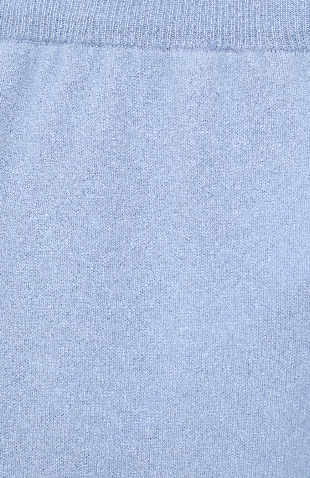Детские кашемировые джоггеры GIORGETTI CASHMERE голубого цвета, арт. MB1683/2A-6A | Фото 3 (Материал внешний: Шерсть, Кашемир; Девочки Кросс-КТ: Брюки-одежда, Джоггеры-одежда; Ростовка одежда: 2 года | 92 см, 4 года | 104 см, 6 лет | 116 см)