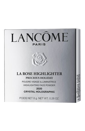 Пудра-хайлайтер для лица la rose highlighter holiday edition LANCOME бесцветного цвета, арт. 3614273122009 | Фото 4