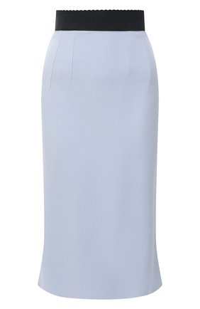 Женская юбка-миди DOLCE & GABBANA голубого цвета по цене 46800 руб., арт. F4A1FT/FURDV | Фото 1 Женская юбка-миди DOLCE & GABBANA голубого цвета, арт. F4A1FT/FURDV | Фото 1