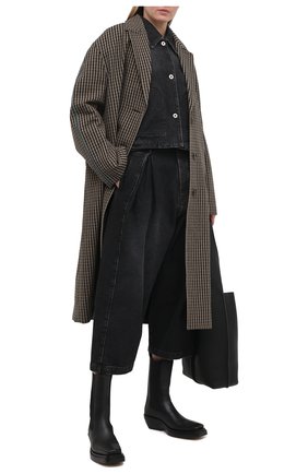 Женская джинсовая куртка LOEWE черного цвета по цене 75150 руб., арт. S359330XBN | Фото 2 Женская джинсовая куртка LOEWE черного цвета, арт. S359330XBN | Фото 2