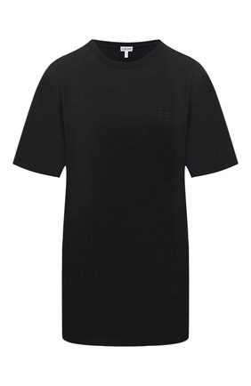 Женская хлопковая футболка LOEWE черного цвета по цене 24800 руб., арт. S359333XBW | Фото 1 Женская хлопковая футболка LOEWE черного цвета, арт. S359333XBW | Фото 1
