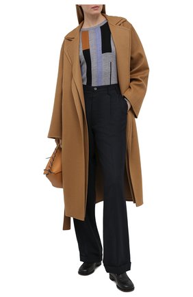 Женское шерстяное пальто LOEWE бежевого цвета по цене 241000 руб., арт. S359336XBF | Фото 2 Женское шерстяное пальто LOEWE бежевого цвета, арт. S359336XBF | Фото 2