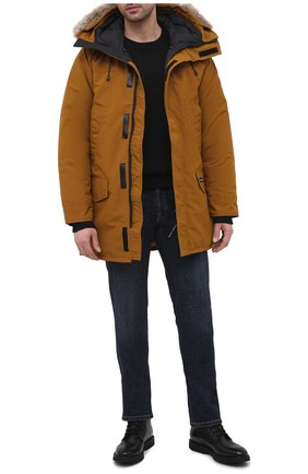 Мужская пуховая парка langford CANADA GOOSE светло-коричневого цвета по цене 112500 руб., арт. 2062M | Фото 2 Мужская пуховая парка langford CANADA GOOSE светло-коричневого цвета, арт. 2062M | Фото 2