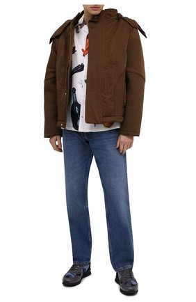 Мужские комбинированные кроссовки rockrunner VALENTINO синего цвета по цене 32950 руб., арт. VY2S0723/QRK | Фото 2 Мужские комбинированные кроссовки rockrunner VALENTINO синего цвета, арт. VY2S0723/QRK | Фото 2