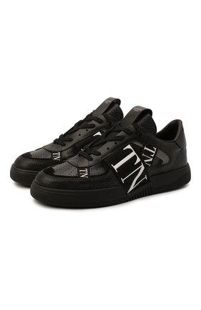 Мужские кожаные кеды vl7n valentino garavani VALENTINO черного цвета по цене 59550 руб., арт. VY2S0C58/WRQ | Фото 1 Мужские кожаные кеды vl7n valentino garavani VALENTINO черного цвета, арт. VY2S0C58/WRQ | Фото 1