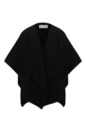 Женская кашемировая накидка VALENTINO черного цвета по цене 383000 руб., арт. VB3CG2204G2 | Фото 1 Женская кашемировая накидка VALENTINO черного цвета, арт. VB3CG2204G2 | Фото 1 (Материал внешний: Шерсть, Кашемир; Стили: Гламурный; Длина (верхняя одежда): Короткие)