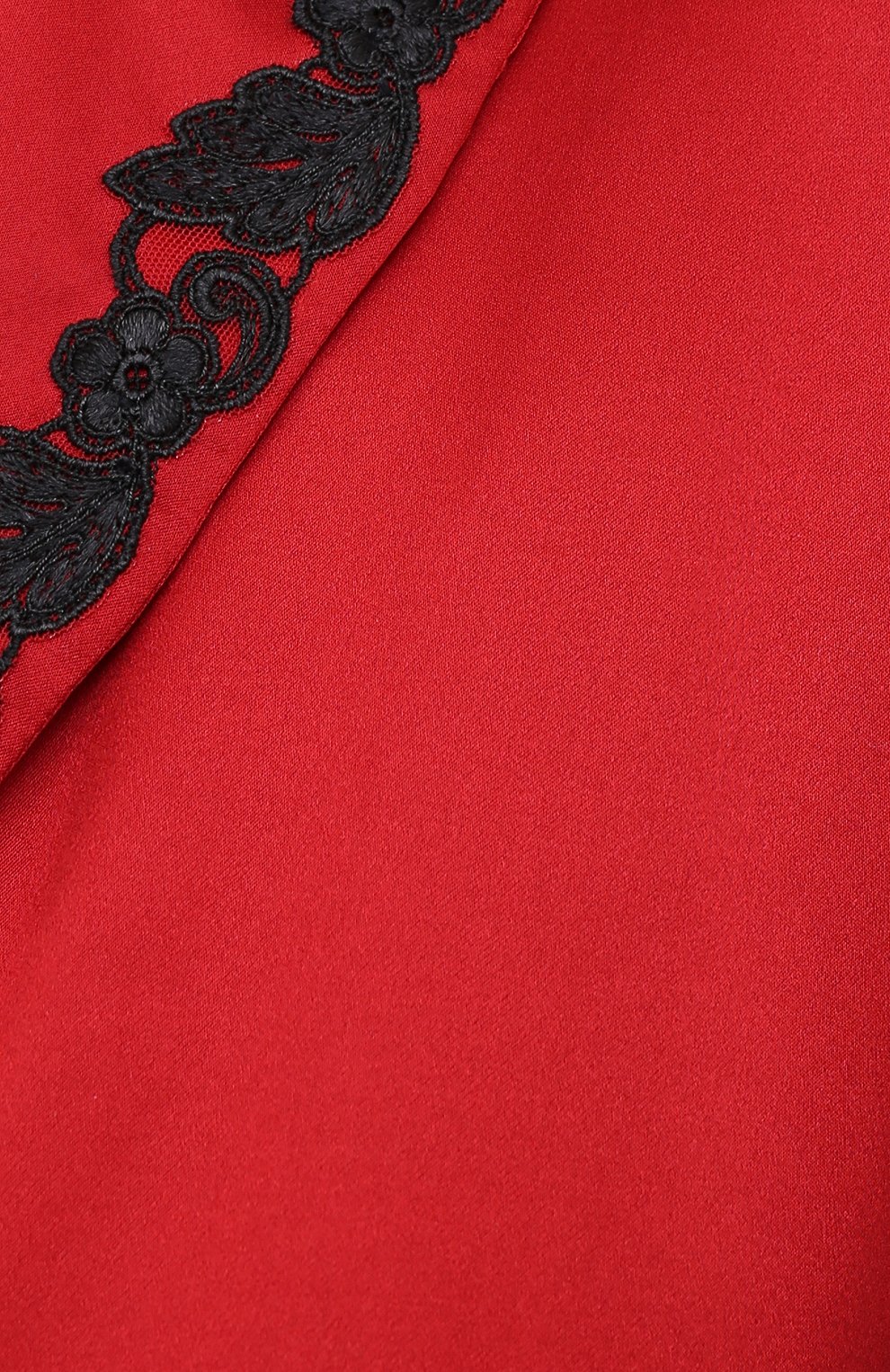 Женская шелковая пижама LA PERLA красного цвета по цене 175000 руб., арт. 0051240 | Фото 6 Женская шелковая пижама LA PERLA красного цвета, арт. 0051240 | Фото 6 (Длина (брюки, джинсы): Удлиненные; Материал внешний: Шелк; Рукава: Длинные; Длина Ж (юбки, платья, шорты): Мини; Длина (для топов): Удлиненные)