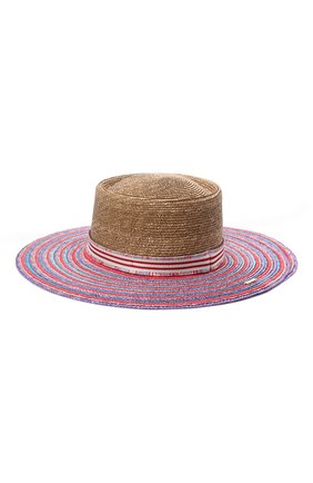 Женская соломенная шляпа MISSONI разноцветного цвета по цене 32650 руб., арт. MMS00061/BV006T | Фото 2 Женская соломенная шляпа MISSONI разноцветного цвета, арт. MMS00061/BV006T | Фото 2
