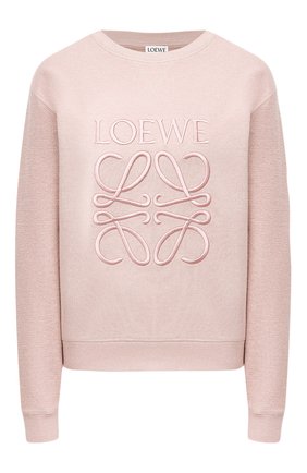 Женский хлопковый свитшот LOEWE розового цвета по цене 54900 руб., арт. S359341XA8 | Фото 1 Женский хлопковый свитшот LOEWE розового цвета, арт. S359341XA8 | Фото 1