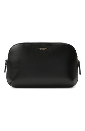 Мужской кожаный несессер GIORGIO ARMANI черного цвета по цене 95500 руб., арт. Y2R507/YTF4A | Фото 1 Мужской кожаный несессер GIORGIO ARMANI черного цвета, арт. Y2R507/YTF4A | Фото 1