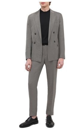 Мужской костюм из шерсти и шелка GIORGIO ARMANI коричневого цвета по цене 241000 руб., арт. 1SGAV02D/T02D1 | Фото 1 Мужской костюм из шерсти и шелка GIORGIO ARMANI коричневого цвета, арт. 1SGAV02D/T02D1 | Фото 1 (Рукава: Длинные; Стили: Кэжуэл; Материал внешний: Шелк, Шерсть; Материал подклада: Вискоза; Костюмы М: Двубортный)