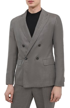 Мужской костюм из шерсти и шелка GIORGIO ARMANI коричневого цвета по цене 241000 руб., арт. 1SGAV02D/T02D1 | Фото 2 Мужской костюм из шерсти и шелка GIORGIO ARMANI коричневого цвета, арт. 1SGAV02D/T02D1 | Фото 2 (Рукава: Длинные; Стили: Кэжуэл; Материал внешний: Шелк, Шерсть; Материал подклада: Вискоза; Костюмы М: Двубортный)