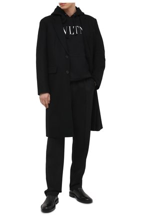 Мужской хлопковое худи VALENTINO черного цвета по цене 56300 руб., арт. VV3MF14F3TV | Фото 2 Мужской хлопковое худи VALENTINO черного цвета, арт. VV3MF14F3TV | Фото 2