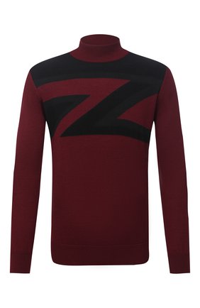 Мужской водолазка из шерсти и шелка ZILLI SPORT бордового цвета по цене 98150 руб., арт. MBU-CH563-ZINT9/ML01 | Фото 1 Мужской водолазка из шерсти и шелка ZILLI SPORT бордового цвета, арт. MBU-CH563-ZINT9/ML01 | Фото 1 (Материал внешний: Шелк, Шерсть; Рукава: Длинные; Принт: С принтом; Стили: Кэжуэл; Длина (для топов): Стандартные; Мужское Кросс-КТ: Водолазка-одежда; Региональные ограничения белый список (Axapta Mercury): RU)