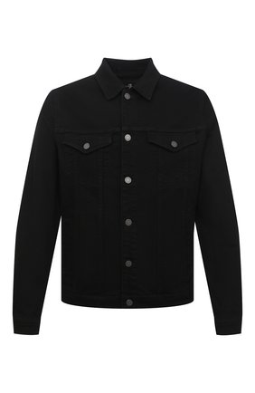 Мужская джинсовая куртка 7 FOR ALL MANKIND черного цвета по цене 23250 руб., арт. JSK5R730BL | Фото 1 Мужская джинсовая куртка 7 FOR ALL MANKIND черного цвета, арт. JSK5R730BL | Фото 1