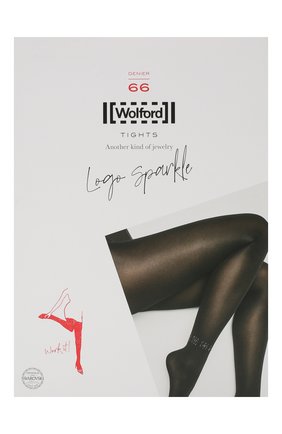 Женские колготки logo sparkle WOLFORD черного цвета по цене 14590 руб., арт. 14824 | Фото 1 Женские колготки logo sparkle WOLFORD черного цвета, арт. 14824 | Фото 1
