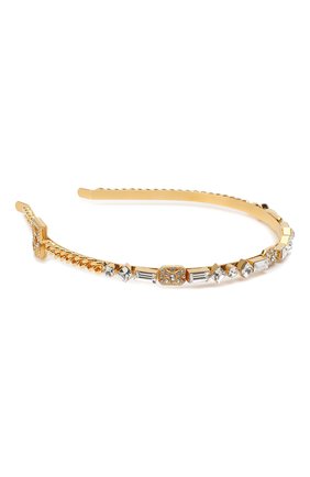 Женский ободок для волос DOLCE & GABBANA золотого цвета по цене 105000 руб., арт. WHM6P2/W1111 | Фото 2 Женский ободок для волос DOLCE & GABBANA золотого цвета, арт. WHM6P2/W1111 | Фото 2