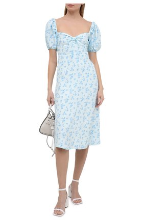 Женское платье из вискозы FAITHFULL THE BRAND голубого цвета по цене 28350 руб., арт. FF1616-RCF | Фото 2 Женское платье из вискозы FAITHFULL THE BRAND голубого цвета, арт. FF1616-RCF | Фото 2