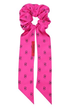 Женская резинка для волос VALENTINO фуксия цвета по цене 24150 руб., арт. VW2HI010/BTD | Фото 2 Женская резинка для волос VALENTINO фуксия цвета, арт. VW2HI010/BTD | Фото 2 (Материал: Шелк, Текстиль)