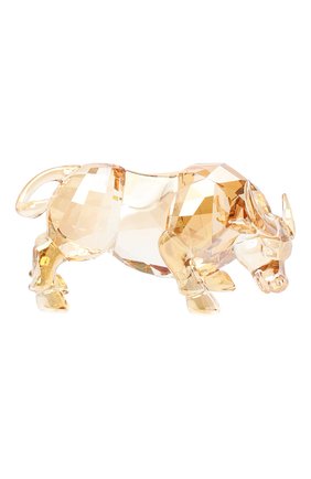 Скульптура chinese zodiac - ox SWAROVSKI золотого цвета по цене 32870 руб., арт. 5422984 | Фото 2 Скульптура chinese zodiac - ox SWAROVSKI золотого цвета, арт. 5422984 | Фото 2