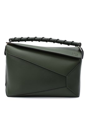 Женская сумка puzzle LOEWE хаки цвета по цене 259500 руб., арт. A510P49X01 | Фото 1 Женская сумка puzzle LOEWE хаки цвета, арт. A510P49X01 | Фото 1