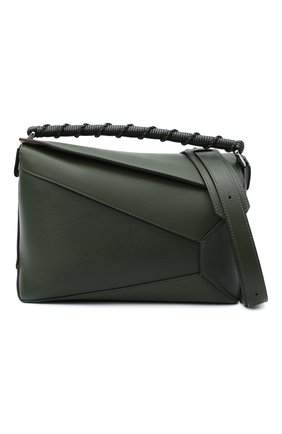 Женская сумка puzzle LOEWE хаки цвета по цене 259500 руб., арт. A510P49X01 | Фото 6 Женская сумка puzzle LOEWE хаки цвета, арт. A510P49X01 | Фото 6