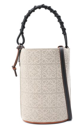 Женская сумка bucket LOEWE бежевого цвета по цене 144000 руб., арт. A650Z85X11 | Фото 6 Женская сумка bucket LOEWE бежевого цвета, арт. A650Z85X11 | Фото 6