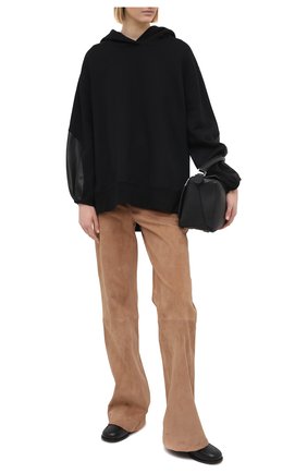 Женский худи DOROTHEE SCHUMACHER черного цвета по цене 25950 руб., арт. 123207/CASUAL C00LNESS | Фото 2 Женский худи DOROTHEE SCHUMACHER черного цвета, арт. 123207/CASUAL C00LNESS | Фото 2
