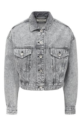 Женская джинсовая куртка RAG&BONE серого цвета по цене 42950 руб., арт. WDD20F1413W5AU | Фото 1 Женская джинсовая куртка RAG&BONE серого цвета, арт. WDD20F1413W5AU | Фото 1