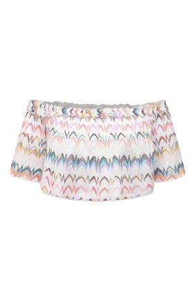 Женский топ MISSONI белого цвета по цене 34900 руб., арт. MMK00010/BR00CC | Фото 1 Женский топ MISSONI белого цвета, арт. MMK00010/BR00CC | Фото 1