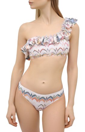 Женский раздельный купальник MISSONI белого цвета по цене 47300 руб., арт. MMP00245/BR00CC | Фото 2 Женский раздельный купальник MISSONI белого цвета, арт. MMP00245/BR00CC | Фото 2