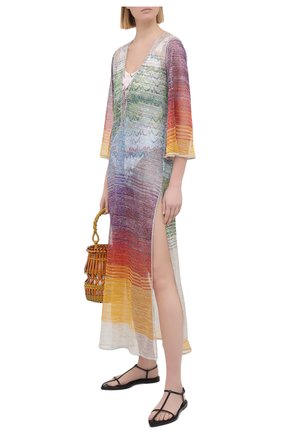 Женская туника из вискозы MISSONI разноцветного цвета по цене 73650 руб., арт. MMQ00025/BT0010 | Фото 2 Женская туника из вискозы MISSONI разноцветного цвета, арт. MMQ00025/BT0010 | Фото 2