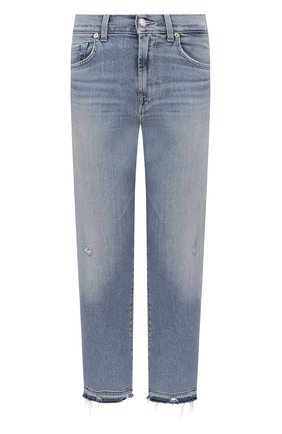 Женские джинсы 7 FOR ALL MANKIND голубого цвета по цене 23050 руб., арт. JSA71200SD | Фото 1 Женские джинсы 7 FOR ALL MANKIND голубого цвета, арт. JSA71200SD | Фото 1