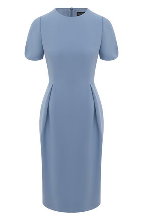 Женское шелковое платье GIORGIO ARMANI синего цвета по цене 266000 руб., арт. 1SHVA07U/T0010 | Фото 1 Женское шелковое платье GIORGIO ARMANI синего цвета, арт. 1SHVA07U/T0010 | Фото 1