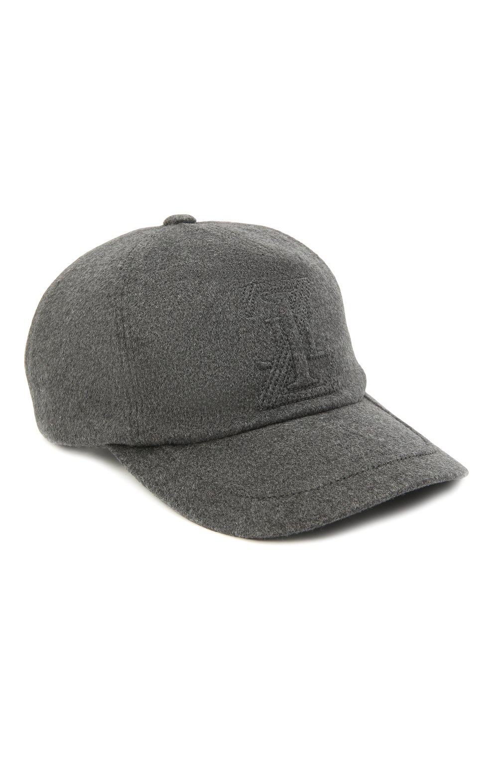 Мужской бейсболка из шелка и шерсти ZILLI серого цвета, арт. MHU-CAP04-30345/0001 | Фото 1