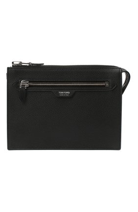Мужская кожаная борсетка TOM FORD черного цвета по цене 134500 руб., арт. H0428P-LCL037 | Фото 1 Мужская кожаная борсетка TOM FORD черного цвета, арт. H0428P-LCL037 | Фото 1