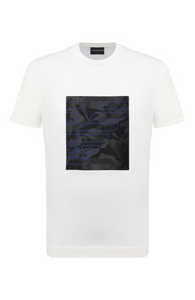 Мужская хлопковая футболка EMPORIO ARMANI белого цвета по цене 11900 руб., арт. 3K1TM7/1JDXZ | Фото 1 Мужская хлопковая футболка EMPORIO ARMANI белого цвета, арт. 3K1TM7/1JDXZ | Фото 1 (Рукава: Короткие; Материал внешний: Хлопок; Длина (для топов): Стандартные; Принт: С принтом; Стили: Кэжуэл)