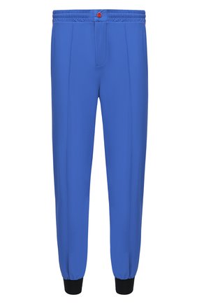 Мужские джоггеры KITON синего цвета по цене 109500 руб., арт. UW0945V07T91 | Фото 1 Мужские джоггеры KITON синего цвета, арт. UW0945V07T91 | Фото 1
