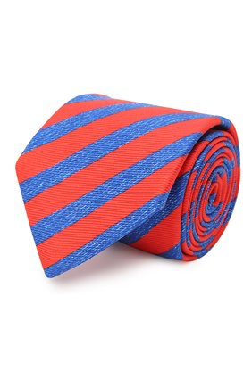 Мужской шелковый галстук KITON красного цвета, арт. UCRVKLC06G67 | Фото 1 (Принт: С принтом; Материал: Текстиль, Шелк; Региональные ограничения белый список (Axapta Mercury): RU)